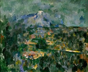 De Berg Sainte-Victoire door Paul Cézanne