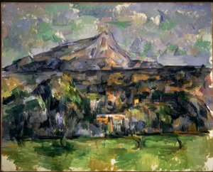 De berg Sainte-Victoire door Paul Cézanne