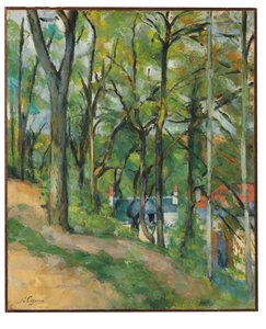 La côte Saint-Denis à Pontoise, ca. 1877 door Paul Cézanne