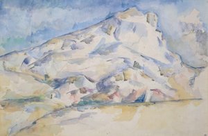 De berg Sainte Victoire door Paul Cézanne