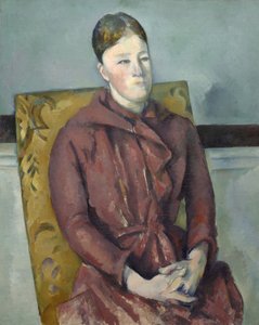 Madame Cézanne in een gele stoel
