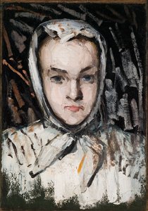 Marie Cézanne, de Zus van de Kunstenaar (recto), De Moeder van de Kunstenaar (verso) door Paul Cézanne