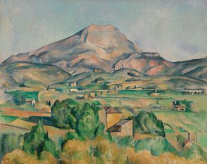 Mont Sainte-Victoire door Paul Cézanne