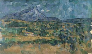 Mont Sainte-Victoire, ca. 1902-6 door Paul Cézanne