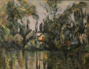 P.Cézanne, Huis aan de oever van de Marne