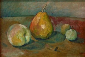 P. Cézanne, Stilleven met peren en ...