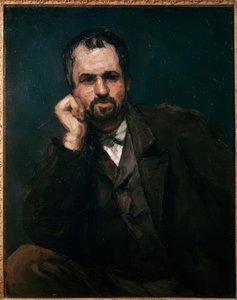 Portret van een man door Paul Cézanne