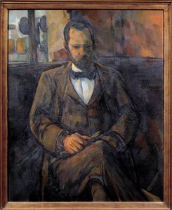 Portret van Ambroise Vollard (1866-1939), kunsthandelaar door Paul Cézanne