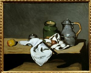Stilleven bij de Ketel door Paul Cézanne