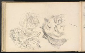 Studies Inclusief Madame Cézanne door Paul Cézanne