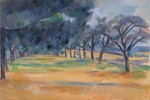 De laan in Marines door Paul Cézanne