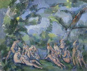 De baders, 1899-1904 door Paul Cézanne
