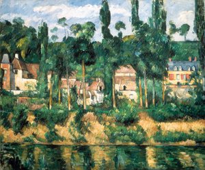 Het kasteel van Medan, ca. 1880 door Paul Cézanne