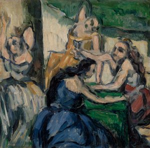 De courtisanes door Paul Cézanne