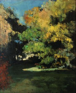 De open plek, ca. 1867 door Paul Cézanne