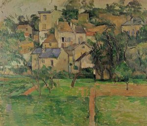 De Hermitage in Pontoise, 1884 door Paul Cézanne