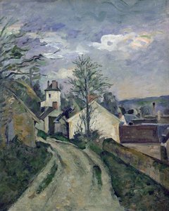 Het Huis van Dokter Gachet in Auvers, 1872-73 door Paul Cézanne