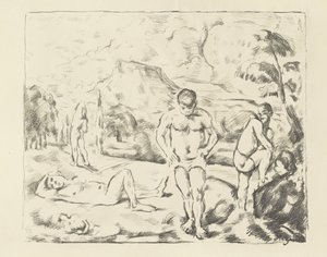 De Grote Baders door Paul Cézanne
