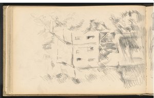 De Molen door Paul Cézanne