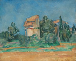 De Duiventoren in Bellevue door Paul Cézanne