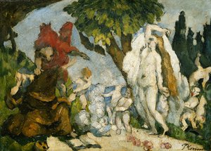 De verleiding van Sint Antonius door Paul Cézanne