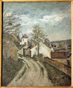 Het huis van dokter Gachet in Auvers door Paul Cézanne