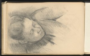 Voorovergebogen Vrouw door Paul Cézanne