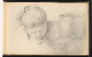 Vrouw die voorover leunt, 1890-1894