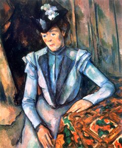 Zittende vrouw in blauw, 1902-1906