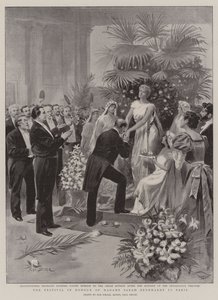 Het Festival ter Ere van Madame Sarah Bernhardt in Parijs