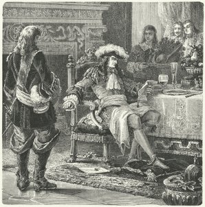 Willem van Oranje ontvangt het nieuws van de geboorte van de Prins van Wales