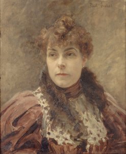 Portret van Daniel Lesueur 1860-1921 door Paul Emile Chabas