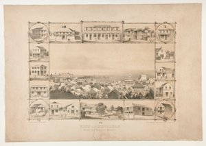 Uitzicht op Honolulu, Vanaf de Katholieke Kerk (Nr. 3) door Paul Emmert