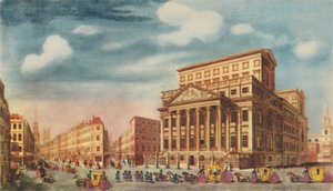 Het herenhuis van de burgemeester, 1745, 1948 door Paul Fourdrinier