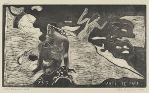 Auti te Pape (Vrouwen bij de Rivier) door Paul Gauguin