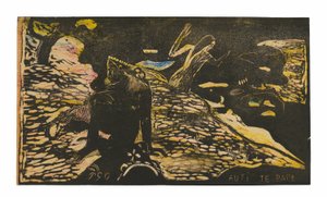 Auti te pape (Vrouwen aan de rivier), uit de Noa Noa Suite door Paul Gauguin
