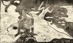 Auti te pape door Paul Gauguin
