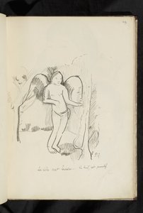Avant et après - tekening "Les ailes sont lourdes. Le tout est primitif"