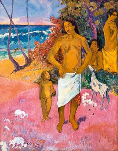 Badhuisgangers door Paul Gauguin