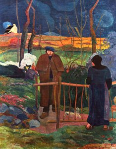 Bonjour Monsieur Gauguin door Paul Gauguin