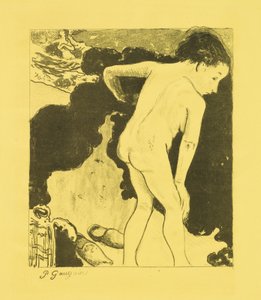 Bretonische Badende door Paul Gauguin