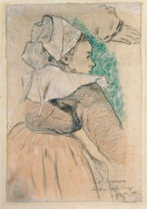 Bretonse vrouw in rechter profiel, 1886