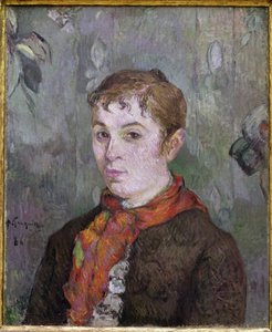Borstbeeld van een vrouw door Paul Gauguin