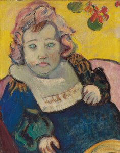 Kind met Slabbetje of De Baby; Enfant au bavoir, 1895 door Paul Gauguin