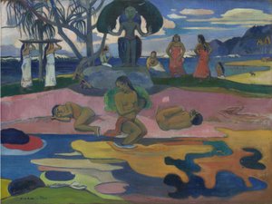 Dag van de God (Mahana no Atua) door Paul Gauguin