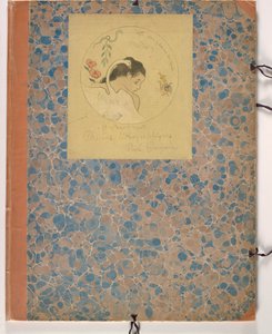 Ontwerp voor een bord - Leda door Paul Gauguin