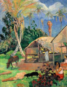 De zwarte varkens door Paul Gauguin