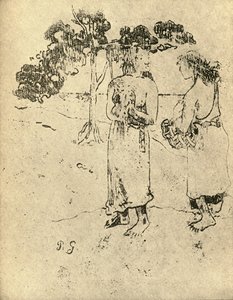 Tekening, 1936 door Paul Gauguin
