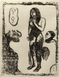 Eva door Paul Gauguin