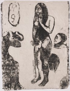 Eva, 1898-1899 door Paul Gauguin